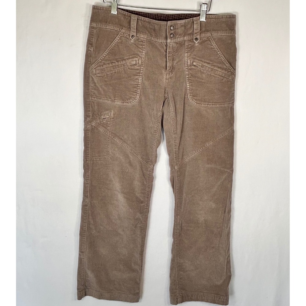 Athleta Duster Washed Velvet Cargo Pant Womens 10P Straight Leg Y2K, Grunge
